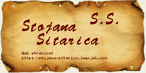 Stojana Sitarica vizit kartica